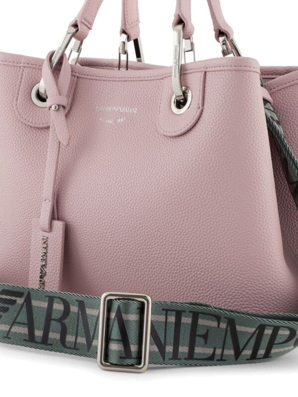 Emporio Armani logo-stamp tote bag - Image 5