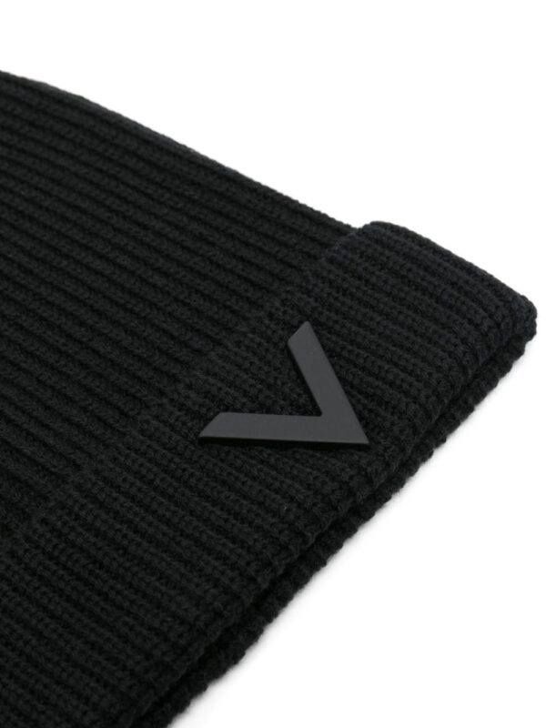 Valentino Garavani VLogo ribbed beanie - Image 2