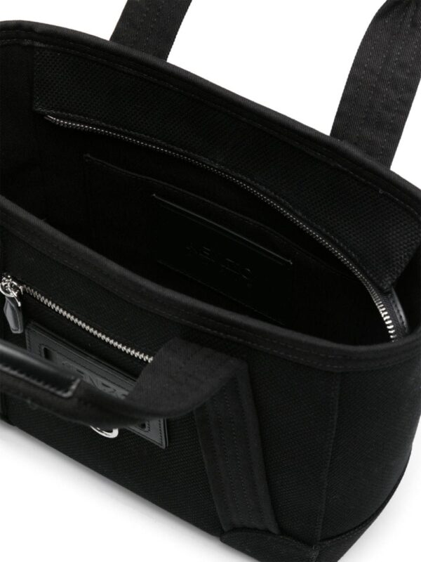 Kenzo logo-tag canvas tote bag - Image 5