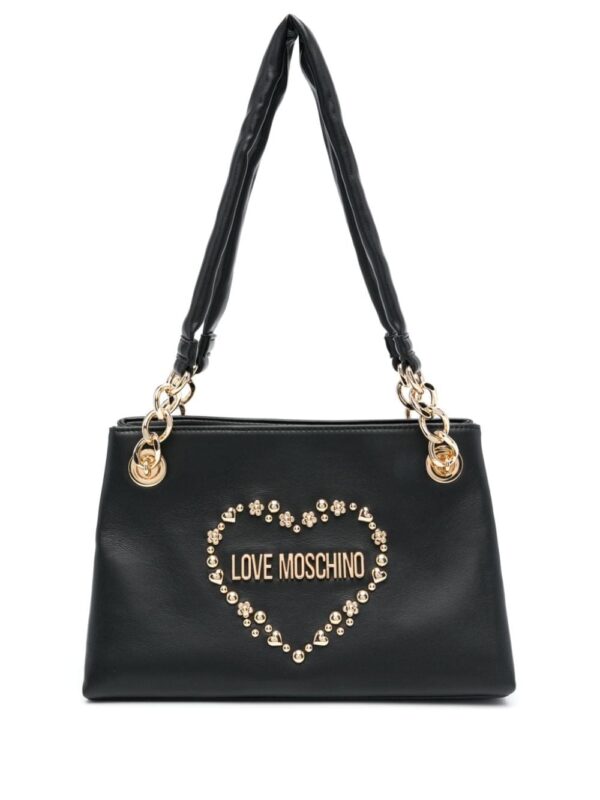 Love Moschino logo-lettering shoulder bag