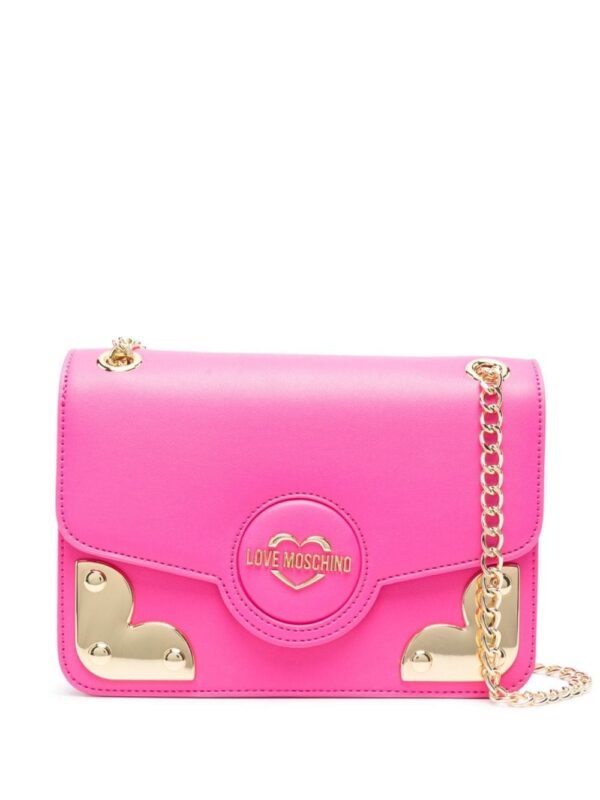 Love Moschino logo-lettering shoulder bag