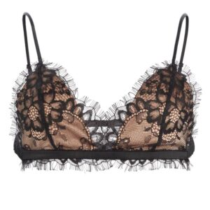 Retrofete  Marna lace triangle bralette