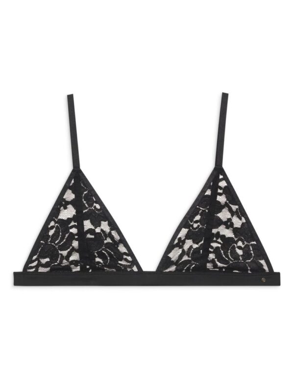 ANINE BING  Eldra floral-lace bralette