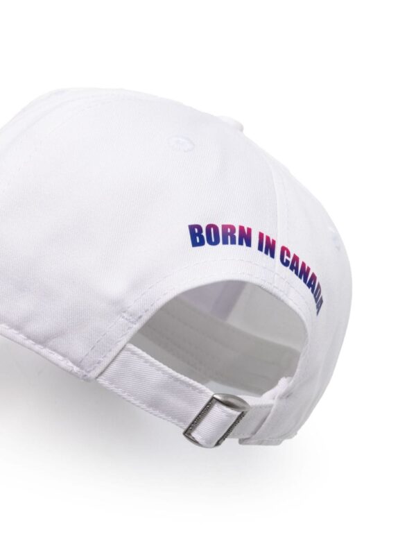 DSQUARED2 logo-print cotton baseball cap - Image 2