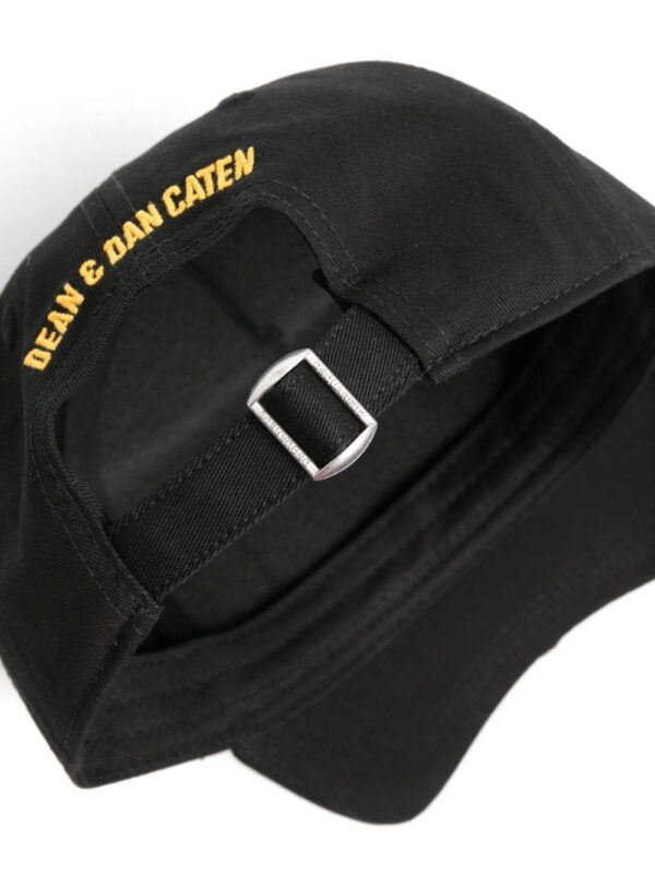 DSQUARED2 logo-patch cotton baseball cap - Image 2