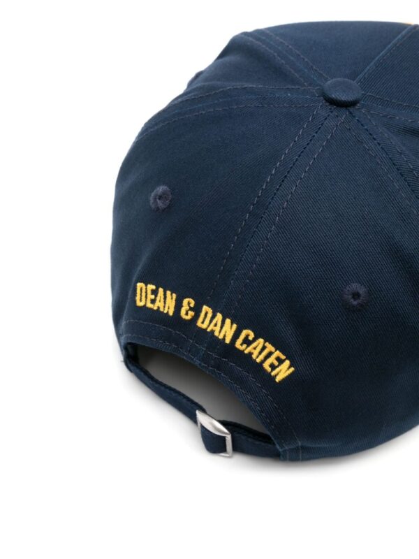 DSQUARED2 logo-patch cotton baseball cap - Image 2