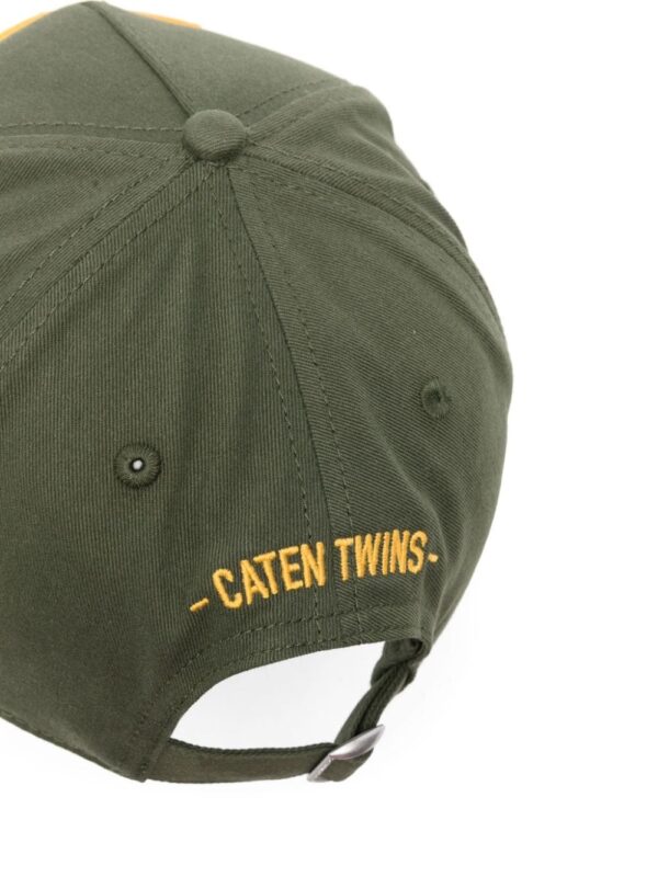 DSQUARED2 logo-patch cotton baseball cap - Image 2