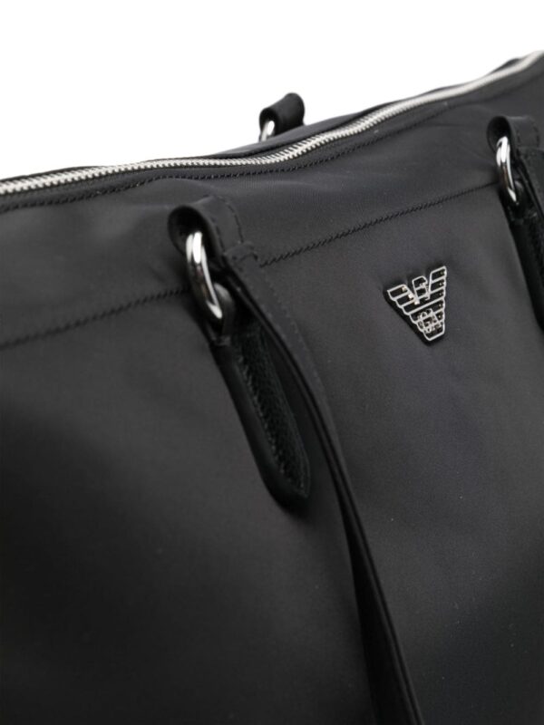 Emporio Armani logo-plaque tote bag - Image 4