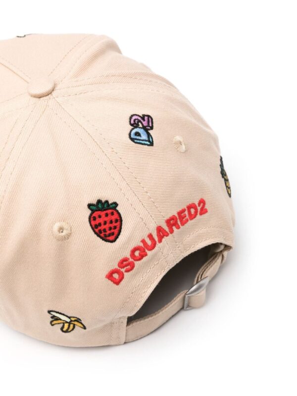 DSQUARED2 embroidered cotton baseball cap - Image 2