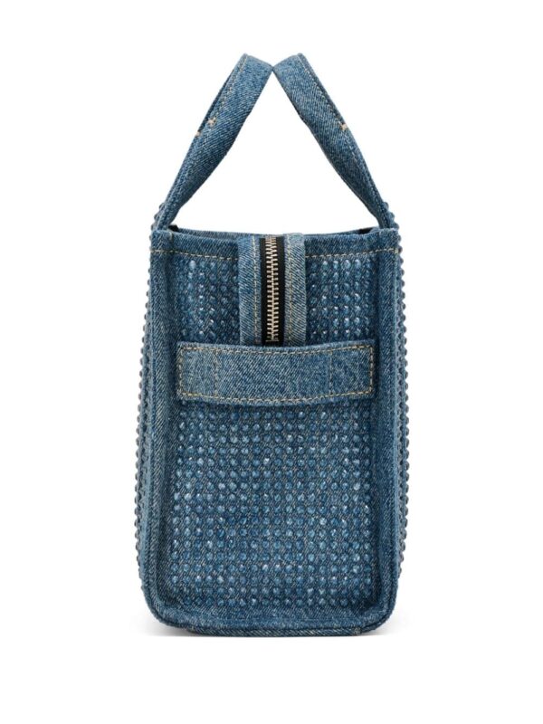 Marc Jacobs The Small Crystal Denim Tote bag - Image 4