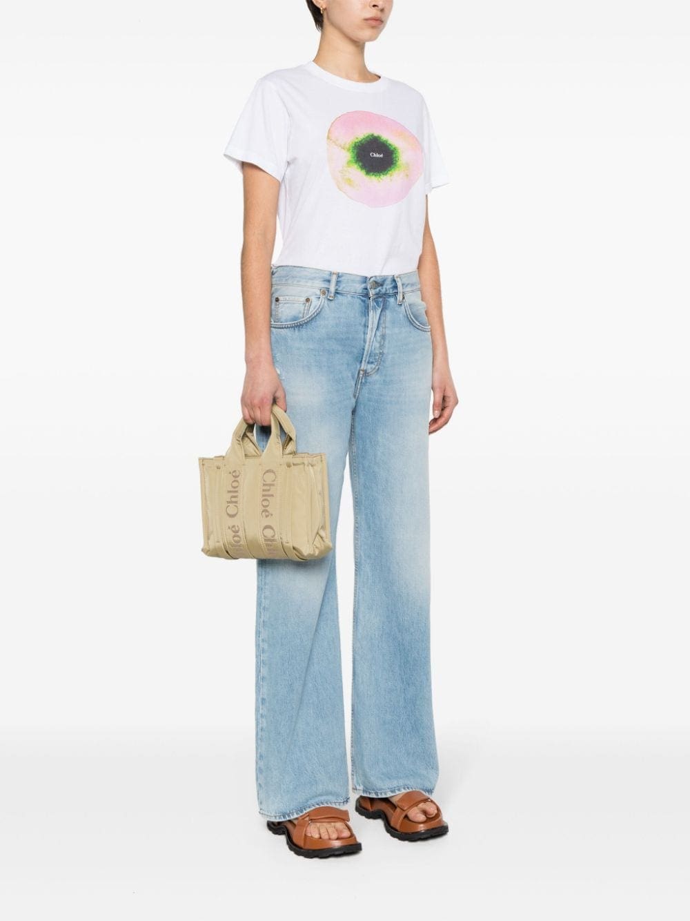 Chloé small Woody tote bag - Image 2