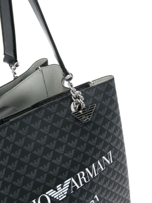 Emporio Armani logo-print tote bag - Image 4