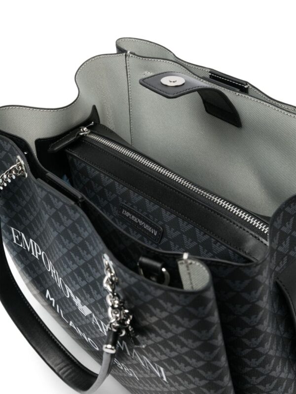 Emporio Armani logo-print tote bag - Image 5