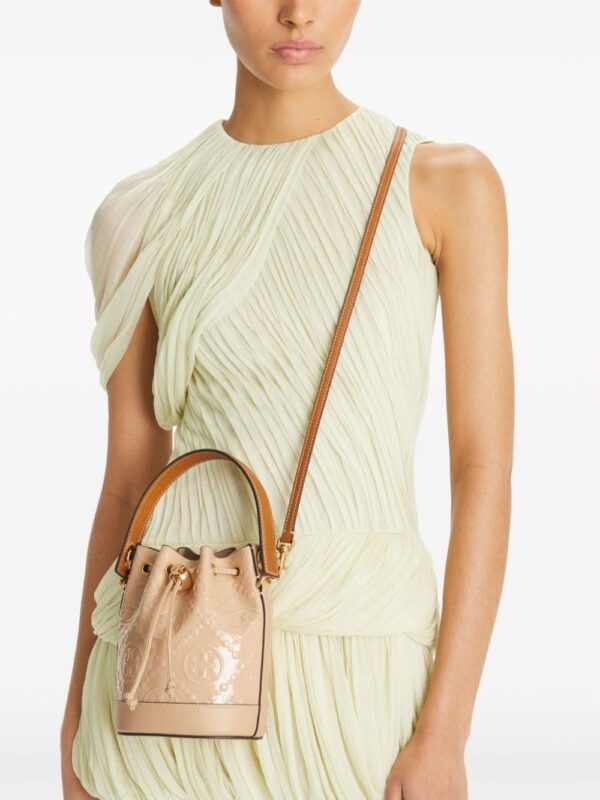 Tory Burch mini T Monogram bucket bag - Image 3