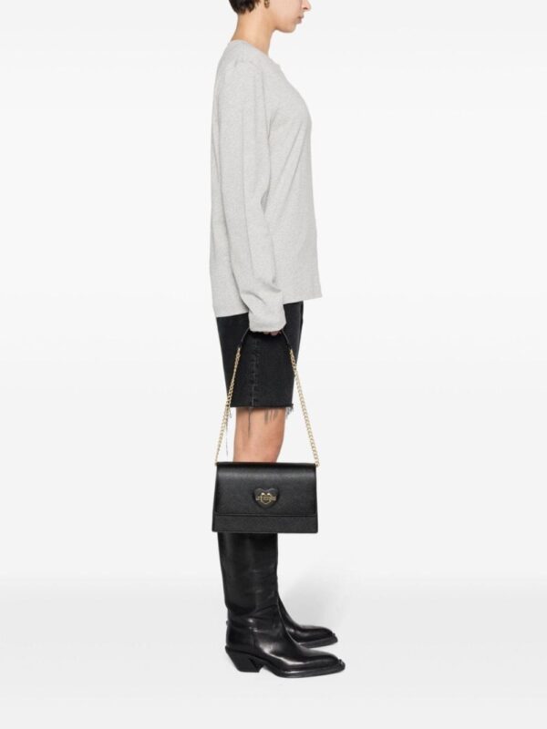 Love Moschino logo-lettering heart shoulder bag - Image 2