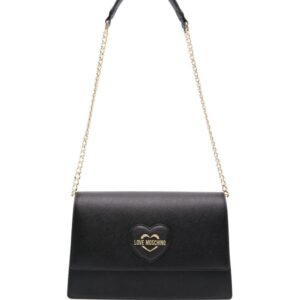 Love Moschino logo-lettering heart shoulder bag