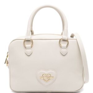 Love Moschino heart logo-plaque tote bag