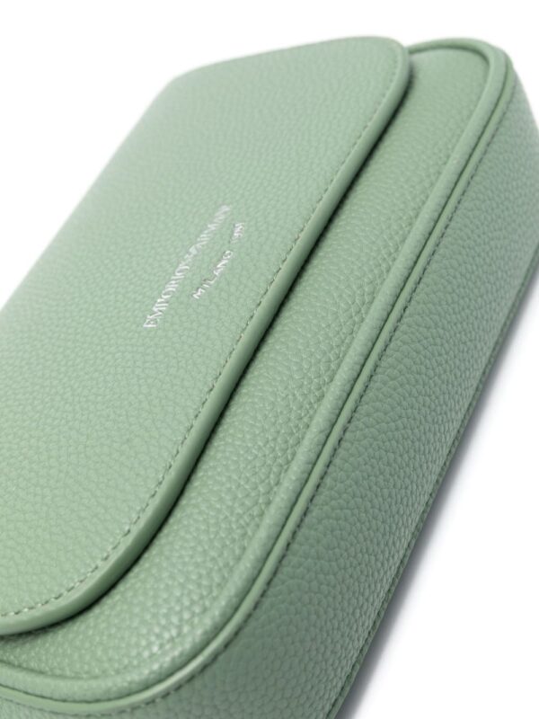 Emporio Armani logo-print leather cross body bag - Image 3