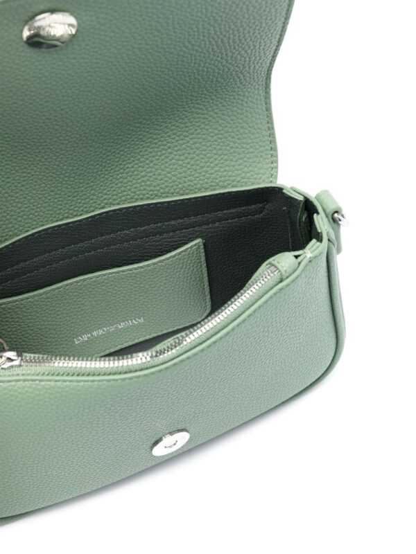 Emporio Armani logo-print leather cross body bag - Image 4