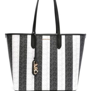Michael Michael Kors large Eliza striped tote bag