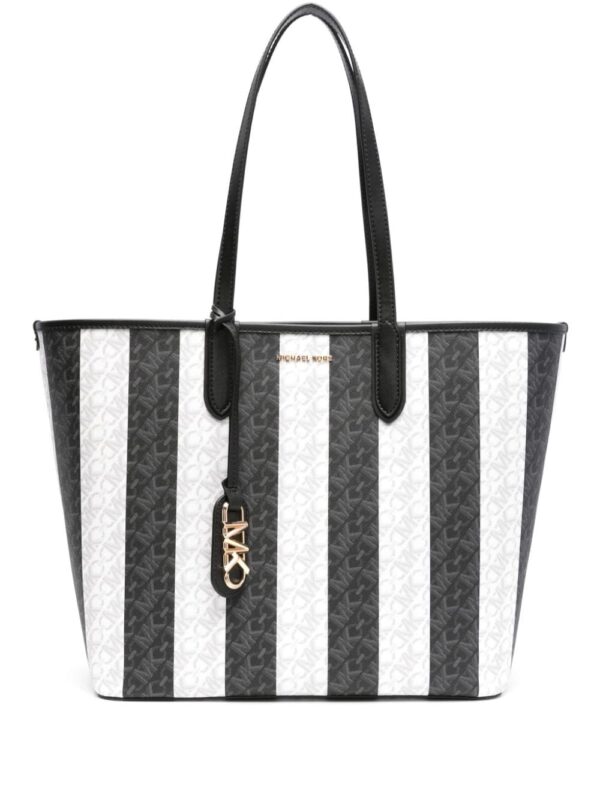 Michael Michael Kors large Eliza striped tote bag