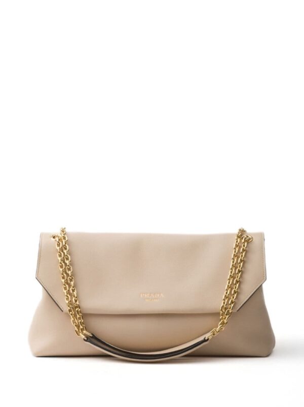 Prada medium logo-debossed shoulder bag