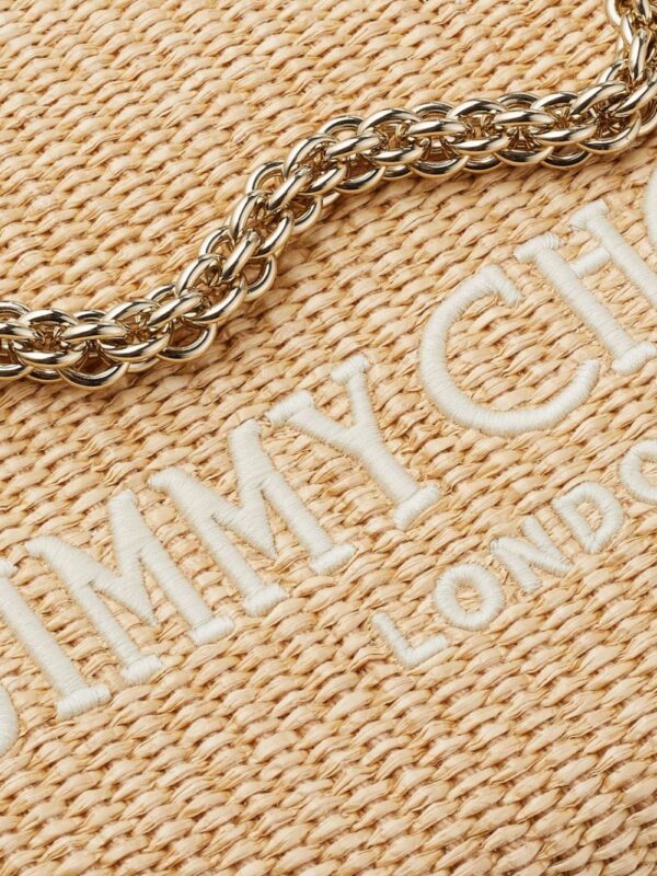 Jimmy Choo Callie logo-embroidered shoulder bag - Image 5