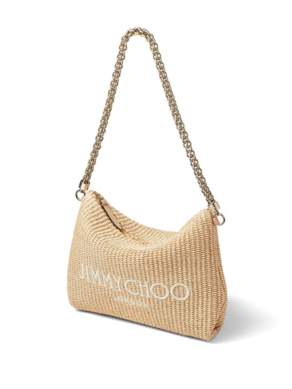 Jimmy Choo Callie logo-embroidered shoulder bag - Image 4