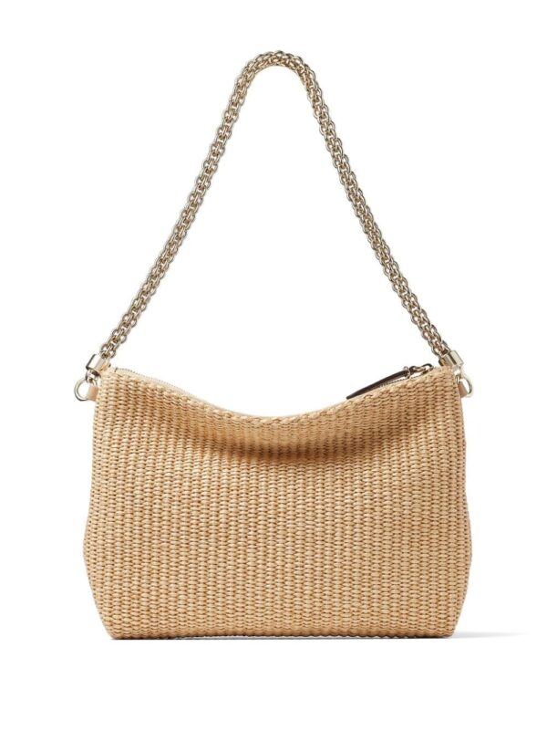 Jimmy Choo Callie logo-embroidered shoulder bag - Image 3
