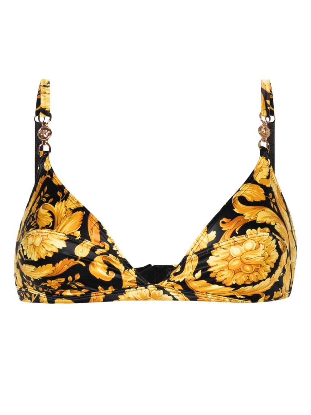 Versace Barocco-print Medusa-motif bra