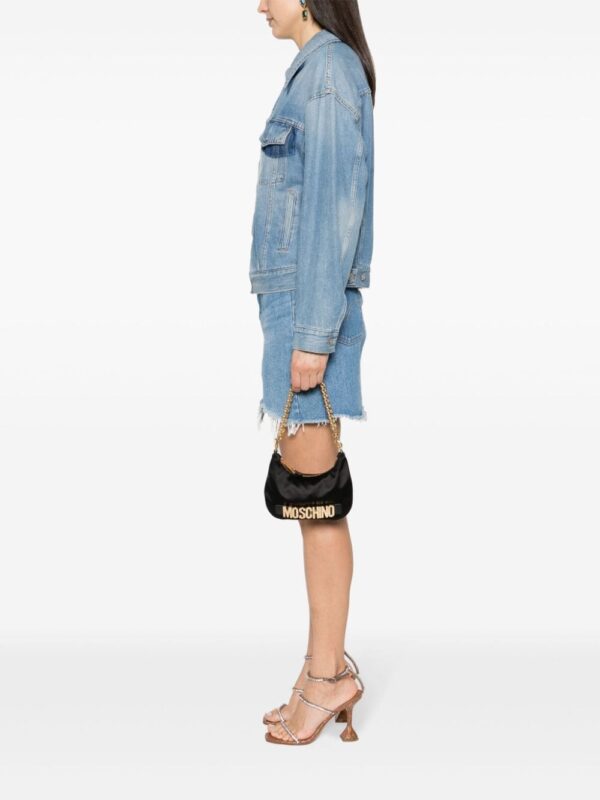 Moschino logo-plaque shoulder bag - Image 2
