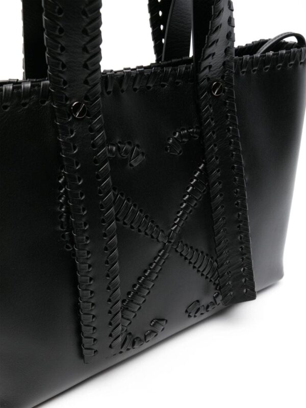 Off-White Arrows-stitch leather tote bag - Image 4