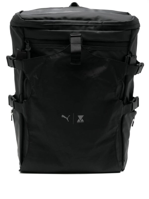 Makavelic x Puma Gold buckled backpack