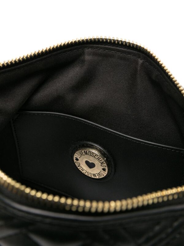Love Moschino logo-lettering quilted bag - Image 5