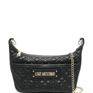 Love Moschino logo-lettering quilted bag