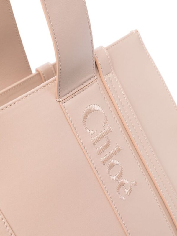 Chloé medium Woody tote bag - Image 4