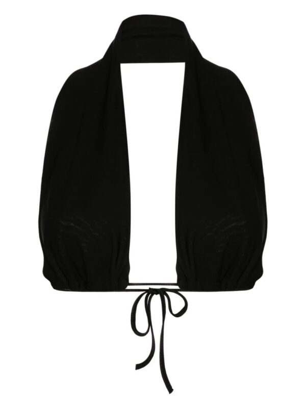ANDREĀDAMO  tie-fastening bandeau bra