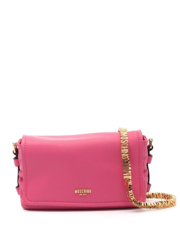Moschino logo-lettering cross body bag