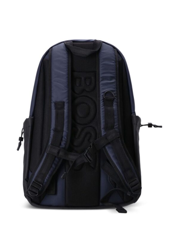 BOSS Thunder logo-appliqué coated-finish backpack - Image 2
