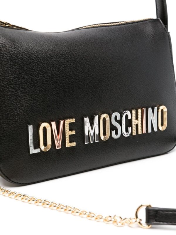 Love Moschino logo-lettering faux-leather shoulder bag - Image 3