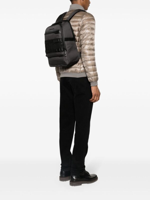 PIQUADRO logo-plaque panelled backpack - Image 2