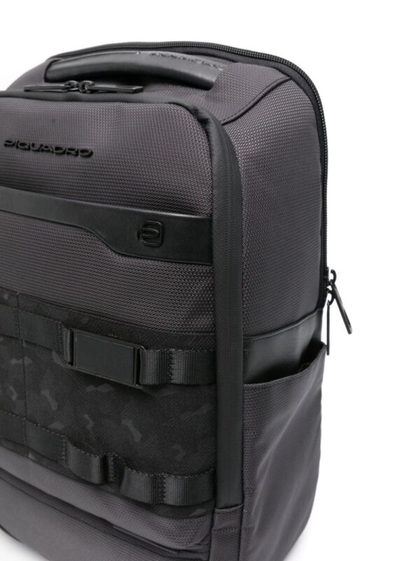 PIQUADRO logo-plaque panelled backpack - Image 4