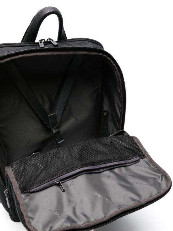 PIQUADRO 15,6" laptop leather backpack - Image 5