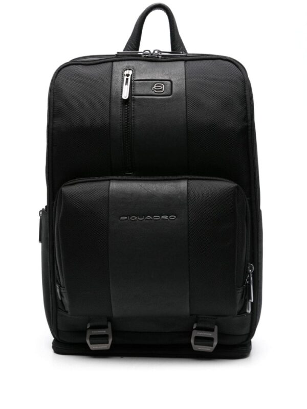 PIQUADRO 15,6" laptop leather backpack