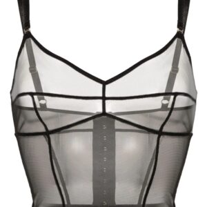 Murmur  Haze panelled mesh bra