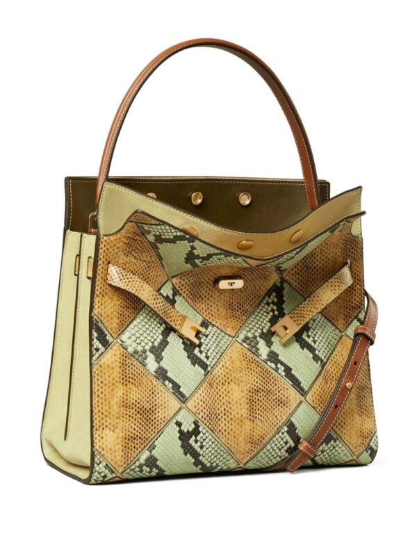 Tory Burch Diamond Exotic Lee Radziwill double tote bag - Image 3