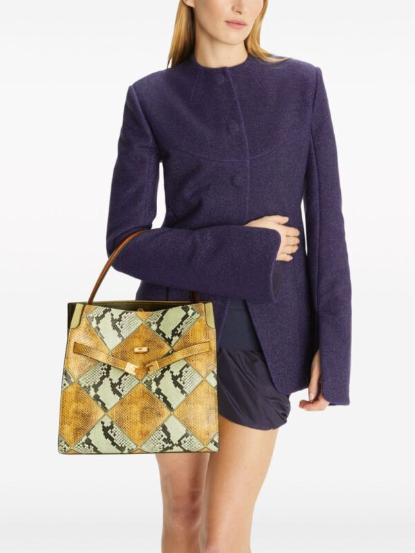 Tory Burch Diamond Exotic Lee Radziwill double tote bag - Image 2