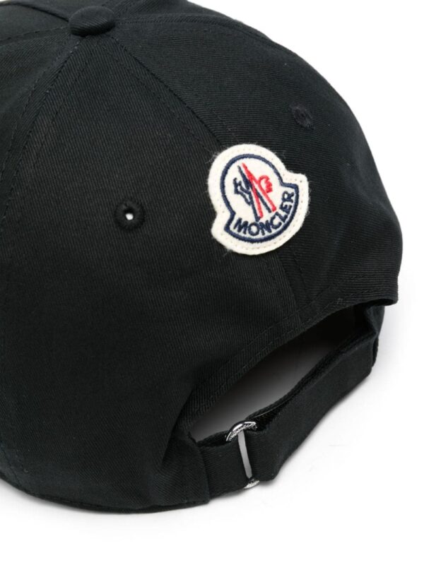 Moncler logo-embroidered cotton hat - Image 2