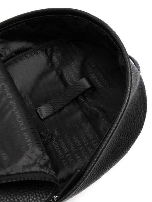 Armani Exchange logo-plaque backpack - Image 4