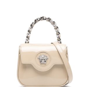 Versace La Medusa Patent mini bag